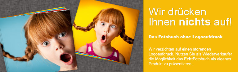 Fotobuch ohne Logoaufdruck