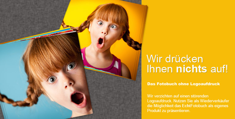 Fotobuch ohne Hersteller-Logo