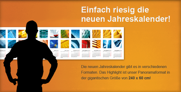 Neu: Jahreskalender